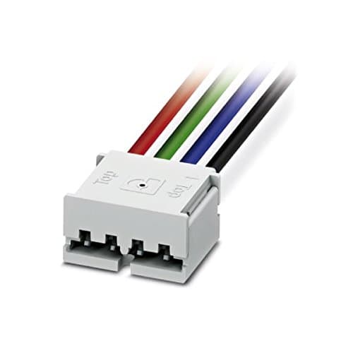 Image of Phoenix Contact, Printed-Circuit Board Connector - PTF 0,3/4-WB-10-H - 1707565 ; Suitable for 10mm RGB LED Tapes/Strips (for Example SMD5050) - Pack of 5pcs (Perfect for Osram 's LED Strips)