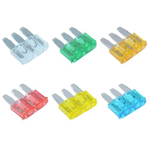 Image of 30 x Micro3 Blade Fuse Assortment Pack Kit 5A 10A 15A 20A 25A 30A Auto Car Van Bike