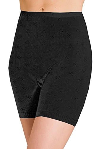 Image of Snowdrop Ladies Black Thermal Long Leg Pantee Bloomer Knickers Pants (X Large)