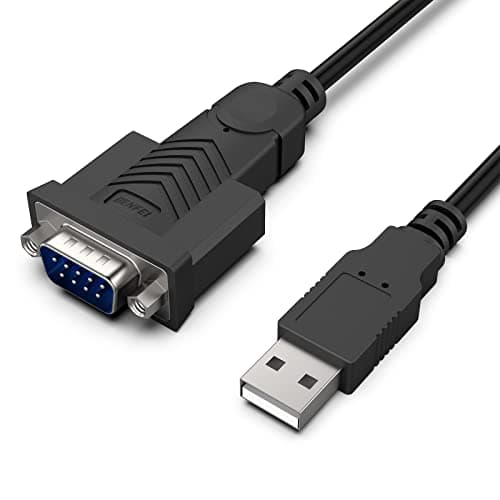 Image of BENFEI USB to Serial Adapter 6ft USB to RS-232 Female DB9 Prolific Chipset Serial Cable Windows 10/8.1/8/7, Mac OS X 10.6 and later