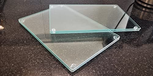 Image of Deenz 20X30Cm Glass Worktop Saver Kitchen Chopping Cutting Utensil Board Clear Tempered Glass 4Mm (4)