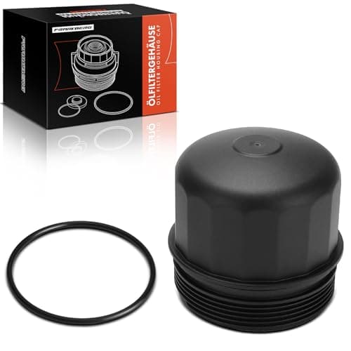 Image of Frankberg Oil Filters Housing Cover with Sealing Ring Compatible with C70 I Cabriolet Coupe S40 I II S60 I S80 I II V40 Estate V70 I II XC70 Cross Country XC90 I Replace# 1275808