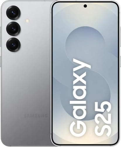 Image of Samsung Galaxy S25 256GB Smartphone in Silver Shadow