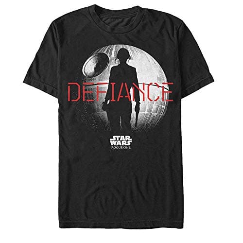 Image of STAR WARS Men's Rogue One Jyn Death Defiance T-Shirt - Black - XL