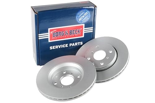 Image of Borg & Beck BRAKE DISC PAIR Citroen C1/Peu107 05/05-