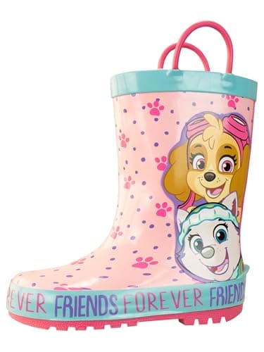 Image of Paw Patrol Kids Wellington Boots Pink Size 9