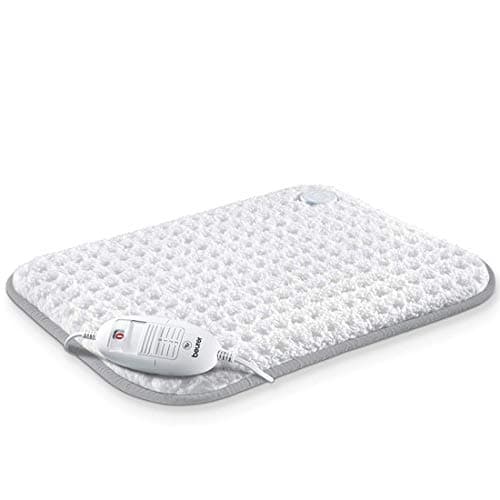 Image of Beurer HK42UK Super-Cosy Heat Pad | Luxury soft fleece surface | Rapid warm-up function | 3 electronically regulated temperature settings | Machine-washable | Automatic switch-off