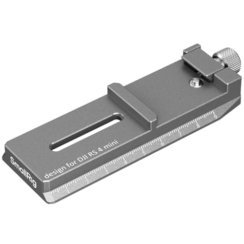 Image of SMALLRIG 4.6'' Quick Release Plate Adapter for Arca-Swiss for DJI RS 4 Mini Gimbal, Anti-Drop Design and Quick Assembly - 5336