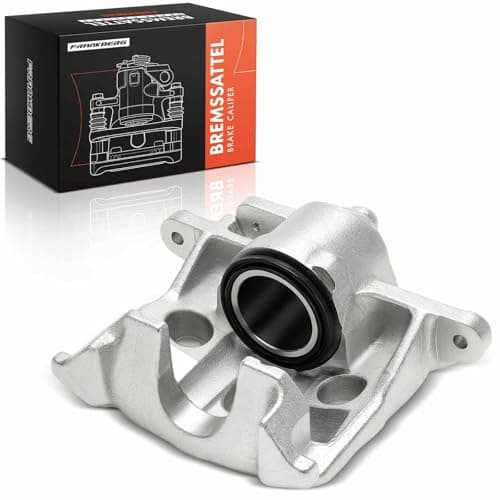 Image of Frankberg 1x Brake Caliper Disc Brake Front Axle Left Compatible with Transporter IV Bus 70B 70C 70J 70K 7DB 7DC 7DJ 7DK Box 70A 70H 7DA 7DH Replace# 7D0615123D