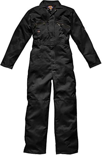 Image of Dickies Redhawk Men's Work Suit with Zip - Black -