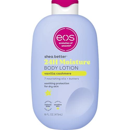 Image of eos vanilla cashmere body lotion shea better 24hr moisture - 16 oz/473 ml