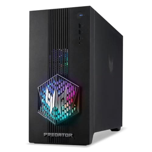 Image of Acer Predator Orion 3000 PO3-665 Gaming Desktop PC, Intel Core i5-14400F, 16GB DDR5 RAM, 1TB PCIe SSD, NVIDIA RTX 5060, Windows 11 Home, Wi-Fi 6E, RGB Lighting, Black (DG.E4UEK.002)