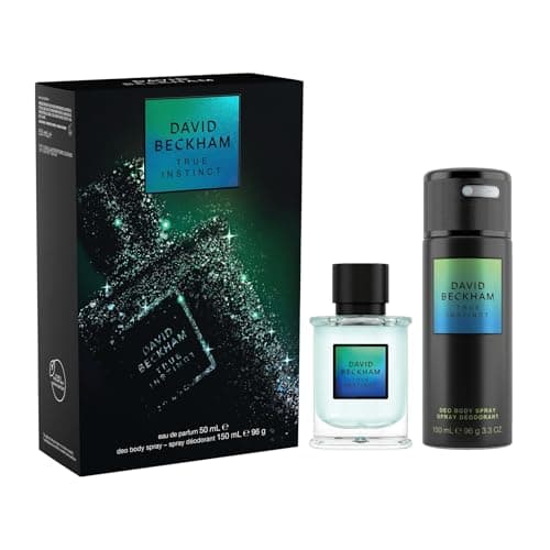 Image of David Beckham True Instinct Giftset For Him including Eau de Parfum 50ml and Deodrant Body Spray 150ml