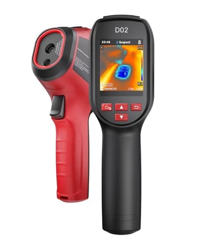 Image of HIKMICRO D02 Thermal Camera, 240x240 Super Resolution, Smart SuperScene Detection, 96x96 IR Resolution Therma Imaging Camera with Visual Camera, 3200mAh for 8hrs Battery Life