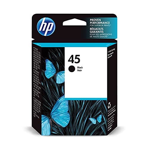 Image of HP 51645AE 45 Large Original Ink Cartridge, Black, Single Pack