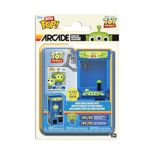 Image of Funko Bitty POP! Arcade: Disney Pixar Toy Story - Alien - Glow in the Dark - Collectable Vinyl Figure - Gift Idea - Official Merchandise - Toys For Kids & Adults - Model Figure for Collectors