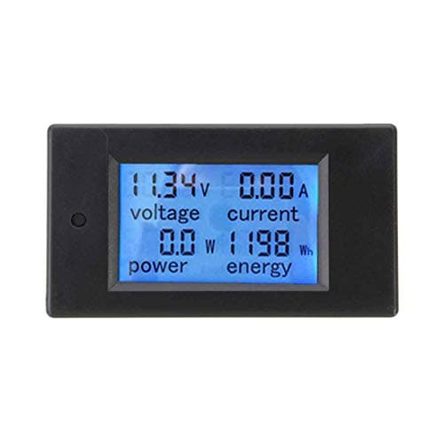 Image of LOWENERGIE Digital DC Watt Meter 12v 24v 48v Voltage, Current, Battery Monitor, Solar Power, Analyser, Amp, Energy LCD Screen. (20A)