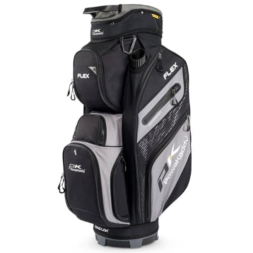 Image of PowaKaddy Flex Cart Bag - Back Gunmetal/BlackTrim - One Size