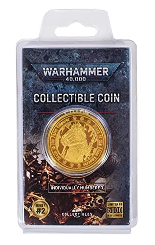 Image of Merchoid Warhammer 40,000: Chaos Limited Edition Individually Numbered Gold Coloured Coin Series 1 Number 2