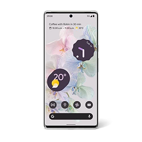 Image of Google Pixel 6 Pro – Unlocked Android 5G smartphone with 50-megapixel camera and wide-angle lens 128 GB – Cloudy White