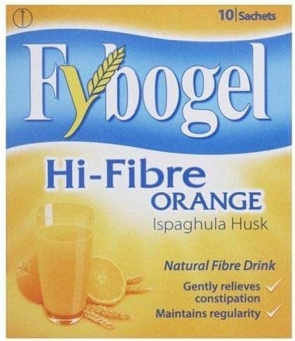 Image of High Fibre Drink Orange Flavour – 10 Sachets – Natural Ispaghula Husk for Gentle Relief, Supports Digestive Health, Sugar-Free & Gluten-Free | SterlingSquare
