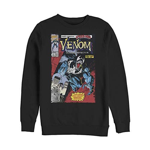 Image of Marvel Men's Venom Lethal Protector Greatest Enemy Sweatshirt, Black, M