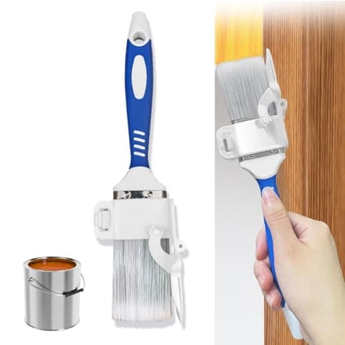 Image of Cutting in Paint Brush | Paint Edger Tool with Removable Corner Guide for Flawless Lines, Quick & Clean Edges on Walls, Ceilings, Skirting Boards | Reusable Detail Painter for Home & Office DIY