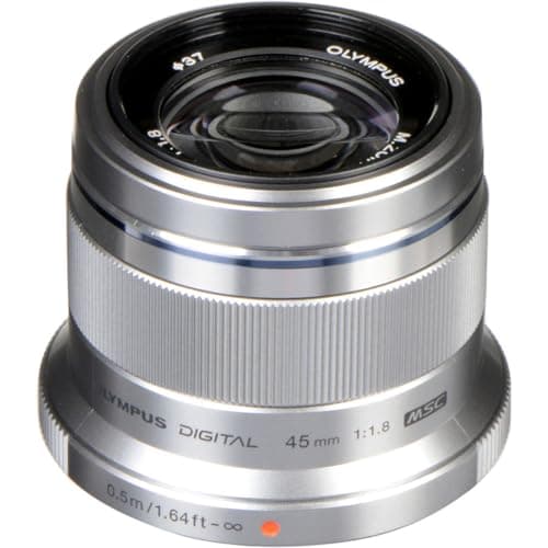 Image of Olympus V311030BU000 M.ZUIKO Digital ED 45mm F1.8 Lens for E Series DSLR Cameras
