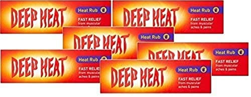Image of 6 x Deep Heat Heat Rub 100g