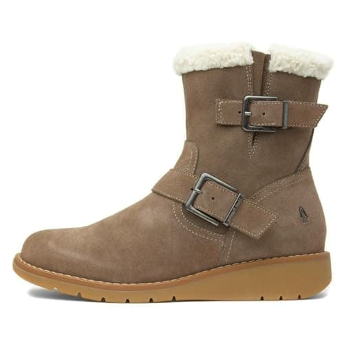 Image of Hush Puppies Female Lexie Boot, Taupe, 3