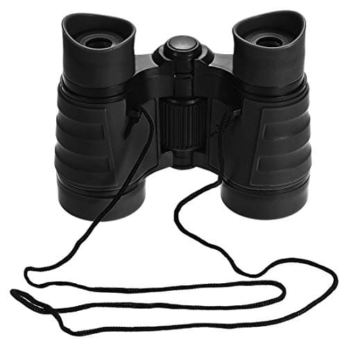 Image of sourcing map Binoculars 4X30 Compact Foldable Binoculars Shock Proof Black with Neck Strap for Bird Watching Hiking Camping