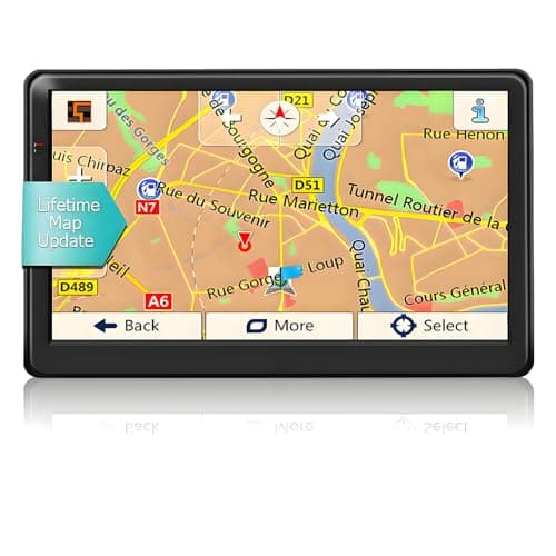 Image of 7 Inch Sat Nav UK for Car/Truck, 2025 Free Lifetime Maps, Speed & Low Bridge Warnings, 3D/2D Navigation, 8GB Storage, MP3/MP4 Player, FM Transmitter, Voice Guidance in 30 Languages (X20)