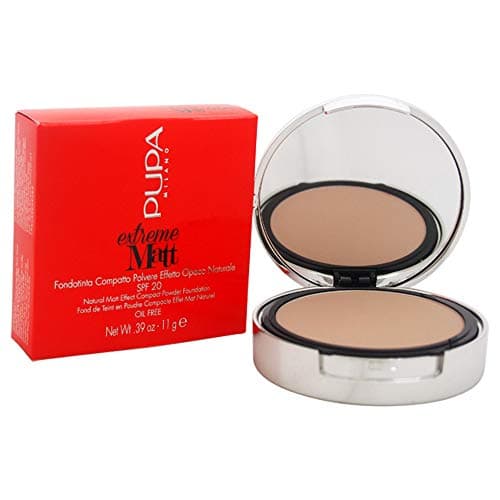 Image of PUPA Milano Extreme Matt Compact Powder Foundation SPF 20-060 Golden Beige For Women 0.39 oz Powder