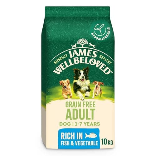 Image of James Wellbeloved Dog Adult Hypoallergenic Dry Food Grain Free Fish 10 kg