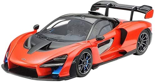 Image of TAMIYA 24355-000 McLaren 1:24 Senna, Faithful Replica, Model Building, Plastic Kit, Crafts, Hobby, Gluing, Model Kit, Assembly, Unpainted, Red, Medium
