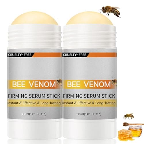 Image of 2pcs Bee Venom Firming Serum Stick, Collagen Peptides Firming & Wrinkle-Reducing Cream for Body,Lifts,Plumps and Firms Skin, Natural Bee Venom Serum for All Skin Types