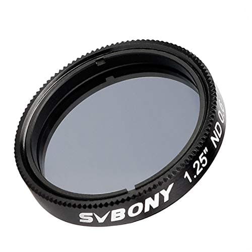 Image of Svbony SV139 Moon Filter ND4, 1.25 Inch 25% Transmission for Crescent Moon, Telescope Moon Filter Reduces Glare, Aluminum Frame for Lunar Observation