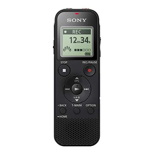 Image of Sony ICD-PX470 Stereo Digital Voice Recorder with Built-in USB Voice Recorder, Black