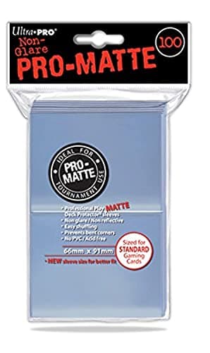 Image of Ultra Pro - Standard Pro Matte Card Sleeves 100 pack - Clear
