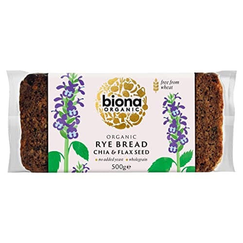 Image of Biona Organic Rye Bread Chia & Flax Seed, 500g