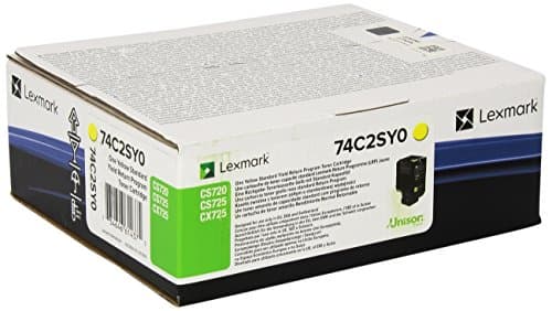 Image of Lexmark 74C2SY0 Original Toner Cartridge - Yellow