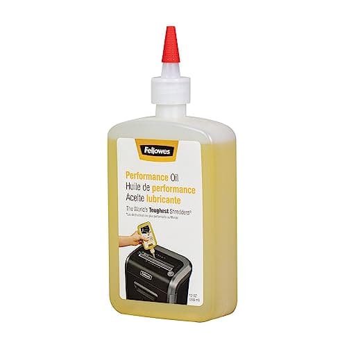 Image of Fellowes Shredder Oil for Micro Cut and Cross Cut Paper Shredders, 355ml - Shredder Oil Lubricant