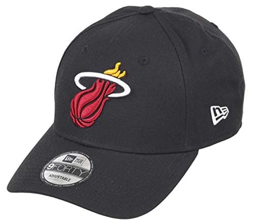 Image of New Era Miami Heat 9forty Adjustable Snapback Cap NBA Essential Black - One-Size