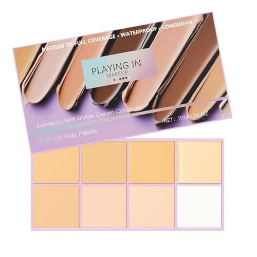 Image of Concealer Palette - 8 Color Full Coverage Waterproof Long-Lasting | Color Correcting Concealer Palette for Women, Mature Sensitive Dry Redness Blemish Spot, Home Travel Makeup Kit