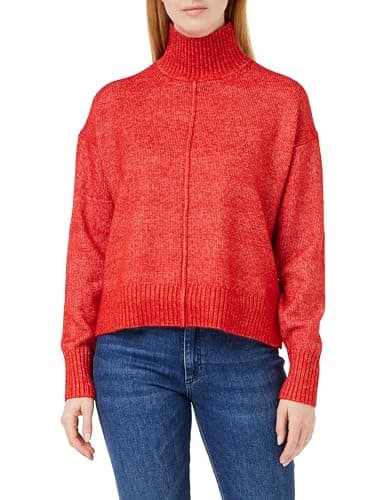 Image of French Connection Women's KESSY Sweater, Warm RED, L