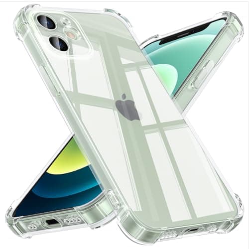 Image of Vancle Case for iPhone 12mini Phone Case, Camera Protection Ultra Slim Clear Soft TPU Case for iPhone 12 mini 5.4-inch Anti-Scratch Shockproof Bumper Cover
