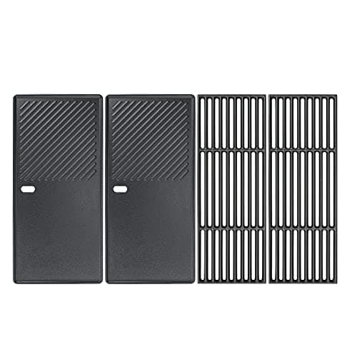 Image of GFTIME 7785 43CM x 72CM Cast Iron Grate & Griddle Plate, for Enders Boston 4, Enders Monroe PRO 4, Charbroil, Kenmore, Broil King, 7883 Grate Replacement,4 Pack