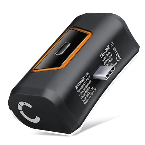 Image of CELLONIC Power Bank Compatible with PS5 DualSense Controllers – 2000mAh Wireless Portable Charger Compatible with PlayStation 5 Controller - Fast Charging, 10-14 Hour Battery Life, LEDs, USB-C Cable