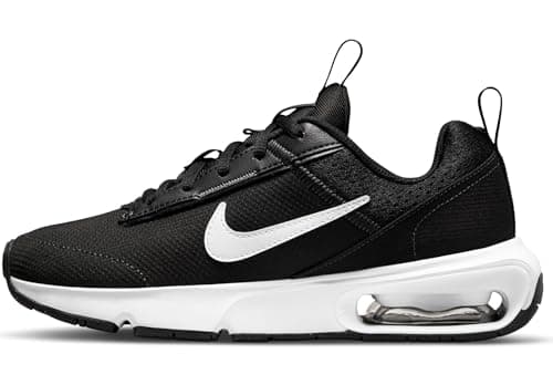 Image of NIKE Air Max INTRLK Lite Younger Kids' Shoe DH9394, Black White Anthracite Wolf Grey, 4 UK