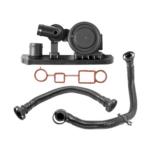 Image of Gurtt PCV Crankcase Breather Valve Vent with Breather Hose Set for Skoda Octavia Mk2 2005-2012 Audi A1 2012-2016 A3 2004-2012 06F103221E 06F103235 06F129101